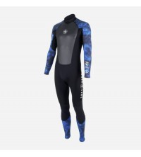 COMBI HYDROFLEX 3MM NOIR/BLEU HOMME