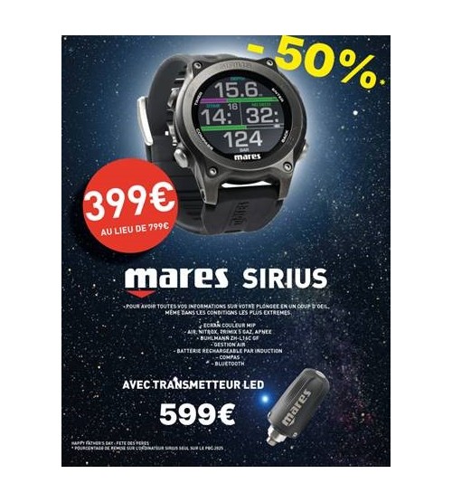 Ordinateur de plongée-montre SIRIUS