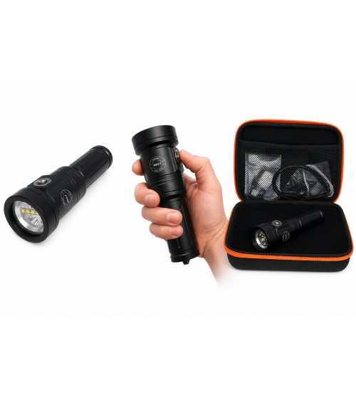 LAMPE DE PLONGÉE MINI VIDÉO SEPIA 2 : 3000 lumens